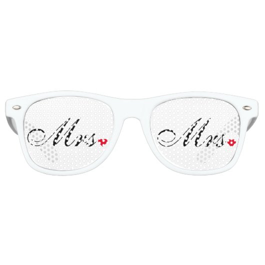 Frau Bride Newlyweds Paare Wedding Party Shades Sonnenbrille (Vorderseite)