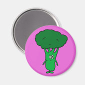 Frau Broccoli Magnet (Vorderseite/Rückseite)