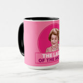 Frau Bucket - Schick sein will gelernt sein Tasse (Vorderseite Links)