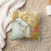 Frau Bunny sagt Abschied von Beatrix Potter Kissen (Decke)