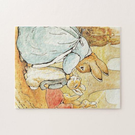 Frau Bunny sagt Abschied von Beatrix Potter Puzzle (Horizontal)