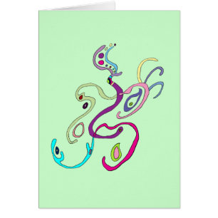 Frau Butterfly, grafische Illustration