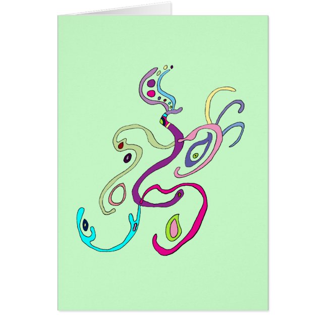 Frau Butterfly, grafische Illustration (Vorne)