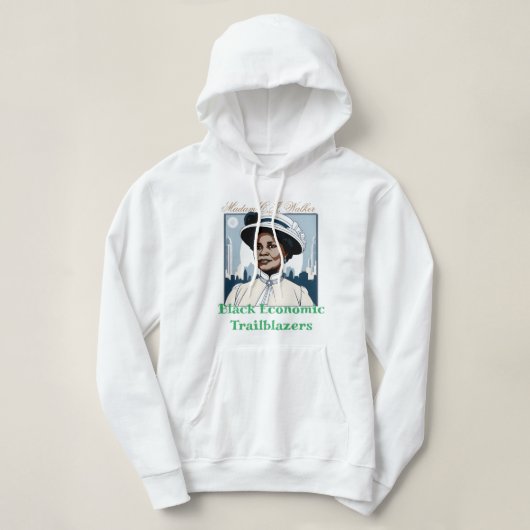 Frau C.J. Walker - Black Economic Trailblazers Hoodie (Design vorne)