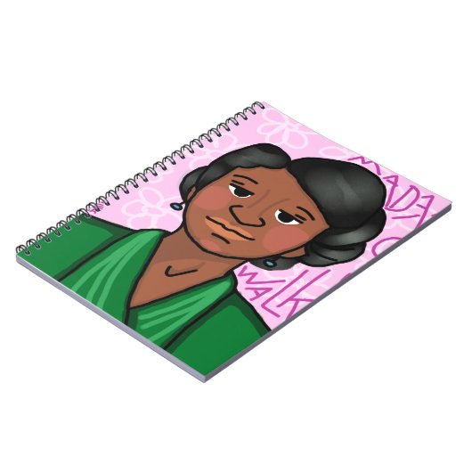 Frau C. J. Walker Notizblock (Linke Seite)