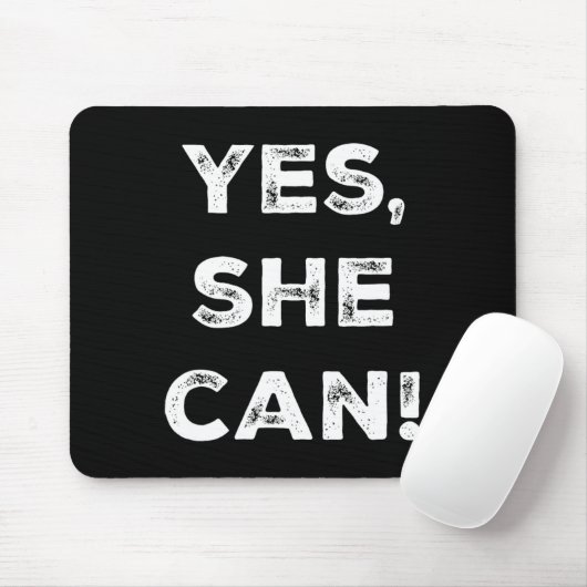 Frau Can Kamala Harris CNC Slogan Präsidentin 2024 Mousepad (Mit Mouse)