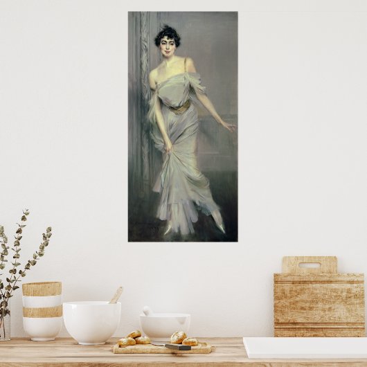 Frau Charles Max, 1896 Poster (Küche)