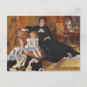 Frau Charpentier und ihre Kinder von Renoir Postkarte