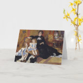 Frau Charpentier von Renoir Impressionist Painting Karte (Gelbe Blume)