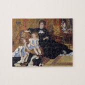 Frau Charpentier von Renoir Impressionist Painting Puzzle (Horizontal)