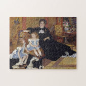 Frau Charpentier von Renoir Impressionist Painting Puzzle (Horizontal)