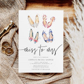 Frau Chic High Heels Brautparty Einladung