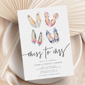 Frau Chic High Heels Brautparty Einladung