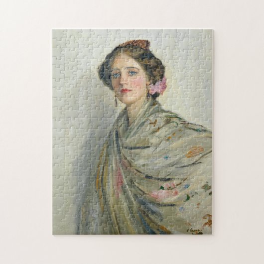 Frau Chowne, eine faire Spanierin | Sir John Laver Puzzle (Vertikal)