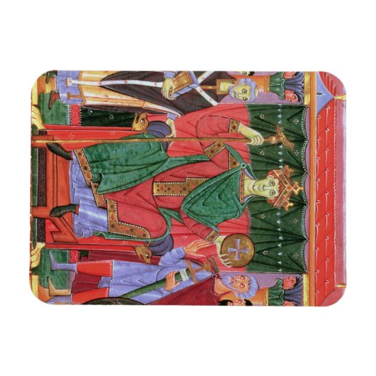 Frau Cim.4453 f.42r Heiliger Römischer Kaiser Otto Magnet (Horizontal)