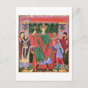 Frau Cim.4453 f.42r Heiliger Römischer Kaiser Otto Postkarte