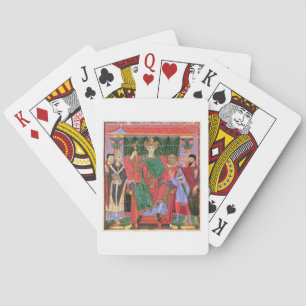 Frau Cim.4453 f.42r Heiliger Römischer Kaiser Otto Spielkarten