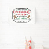 Frau Claus Bakery Christmas North Pole Banner (InSitu)
