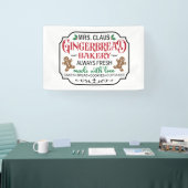 Frau Claus Bakery Christmas North Pole Banner (Messe)