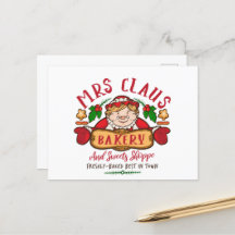 Frau Claus Christmas North Pole Bäckerei