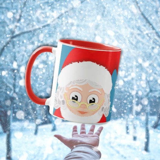 Frau Claus Custom Frory Weihnachten Kaffeetasse