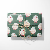 Frau Claus Faces Weihnachtswrapping Paper Geschenkpapier