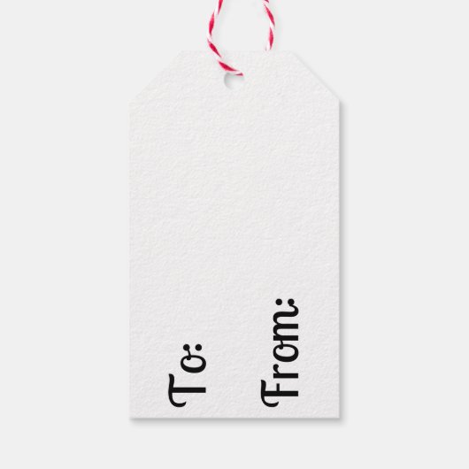 Frau Claus Figure Weihnachtsgeschenk Tag Geschenkanhänger (Rückseite)