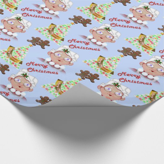 Frau Claus Geschenkpapier (Ecke)