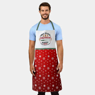 Frau Claus Gingerbread Bäckerei Weihnachten Große Schürze