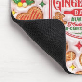 Frau Claus Gingerbread Bakery Co. Mousepad (Ecke)