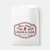 Frau Claus' Gingerbread Bakery Geschenktütchen (Vorderseite)