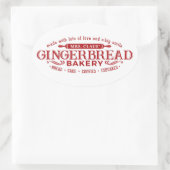 Frau Claus gingerbread bakery sticker (Tasche)