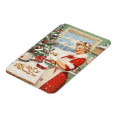 Frau Claus Holiday Baking Delight Magnet (Linke Seite)