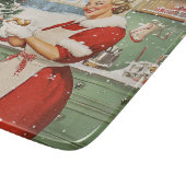 Frau Claus Holiday Baking Delight Schneidebrett (Ecke)