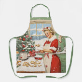 Frau Claus Holiday Baking Delight Schürze (Vorderseite)