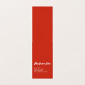 Frau Claus Holiday Baking Delight Visitenkarten (Innenseite Aufgefaltet)