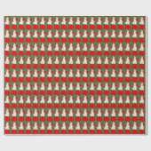 Frau Claus Holiday Packpapier (Flach)