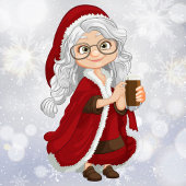 Frau Claus Keramikornament