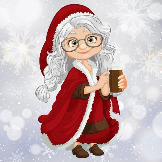 Frau Claus Keramikornament