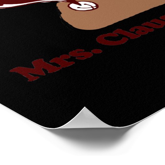 Frau Claus kommt Poster (Ecke)