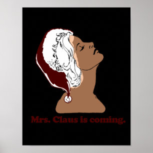 Frau Claus kommt Poster