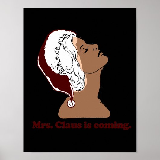 Frau Claus kommt Poster (Vorne)