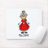 Frau Claus-Mauspad Mousepad (Mit Mouse)