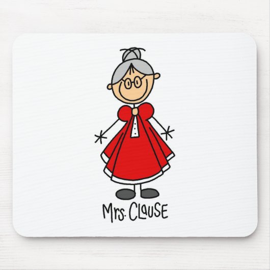 Frau Claus-Mauspad Mousepad (Vorne)