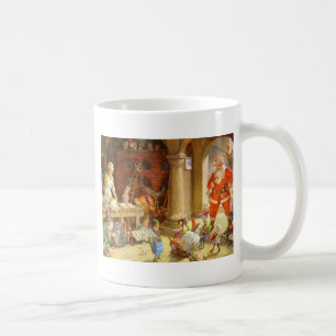 Frau Claus & Santas Elves backen Weihnachtskekse Kaffeetasse