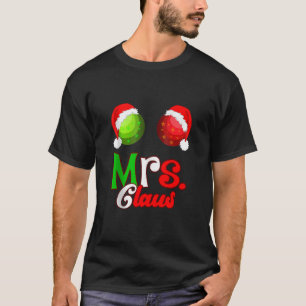 Frau Claus Weihnachten Herr und Frau Paares Xmas T-Shirt