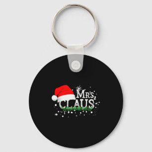 Frau Claus Weihnachten Paare passende Xmas Paja Schlüsselanhänger