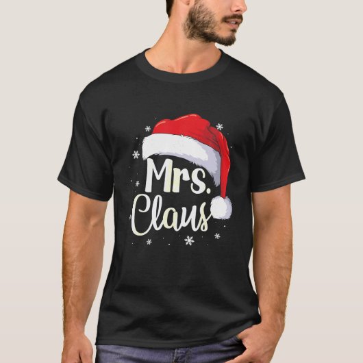 Frau Claus Weihnachtspaare, die sich mit ihr und i T-Shirt (Vorderseite)