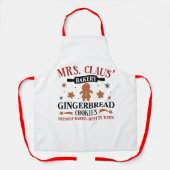 Frau Clause Baking Schürze (Vorderseite)