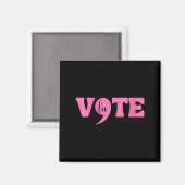 Frau Comma La Kamala Harris Punctuation La Elect Magnet (Vorderseite/Rückseite)